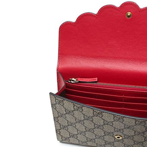 gucci moon wallet hibiscus red rose